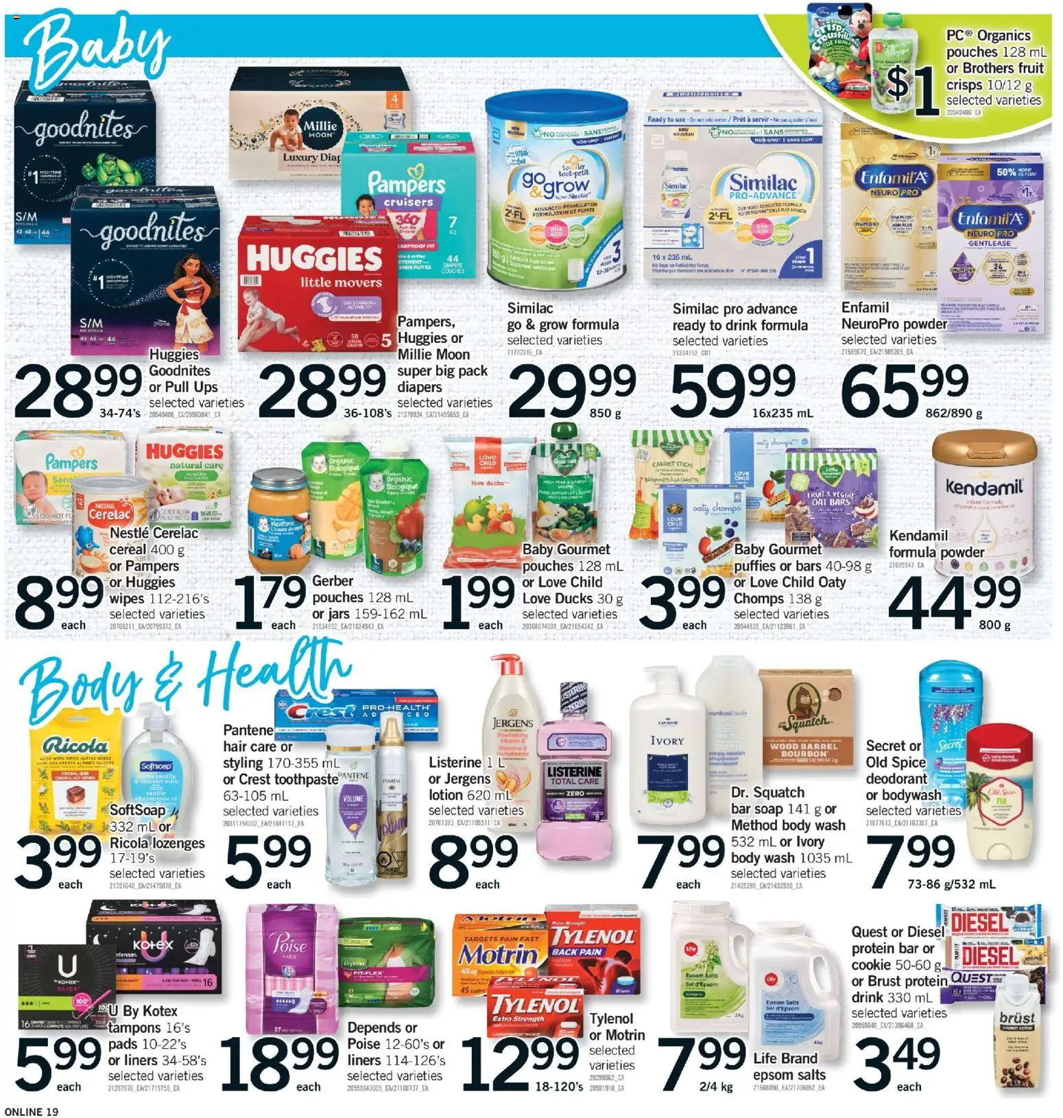 Fortinos flyer valid from 11.06.2026 | Page: 18 | Products: Carrot, Soap, Body wash, Milk