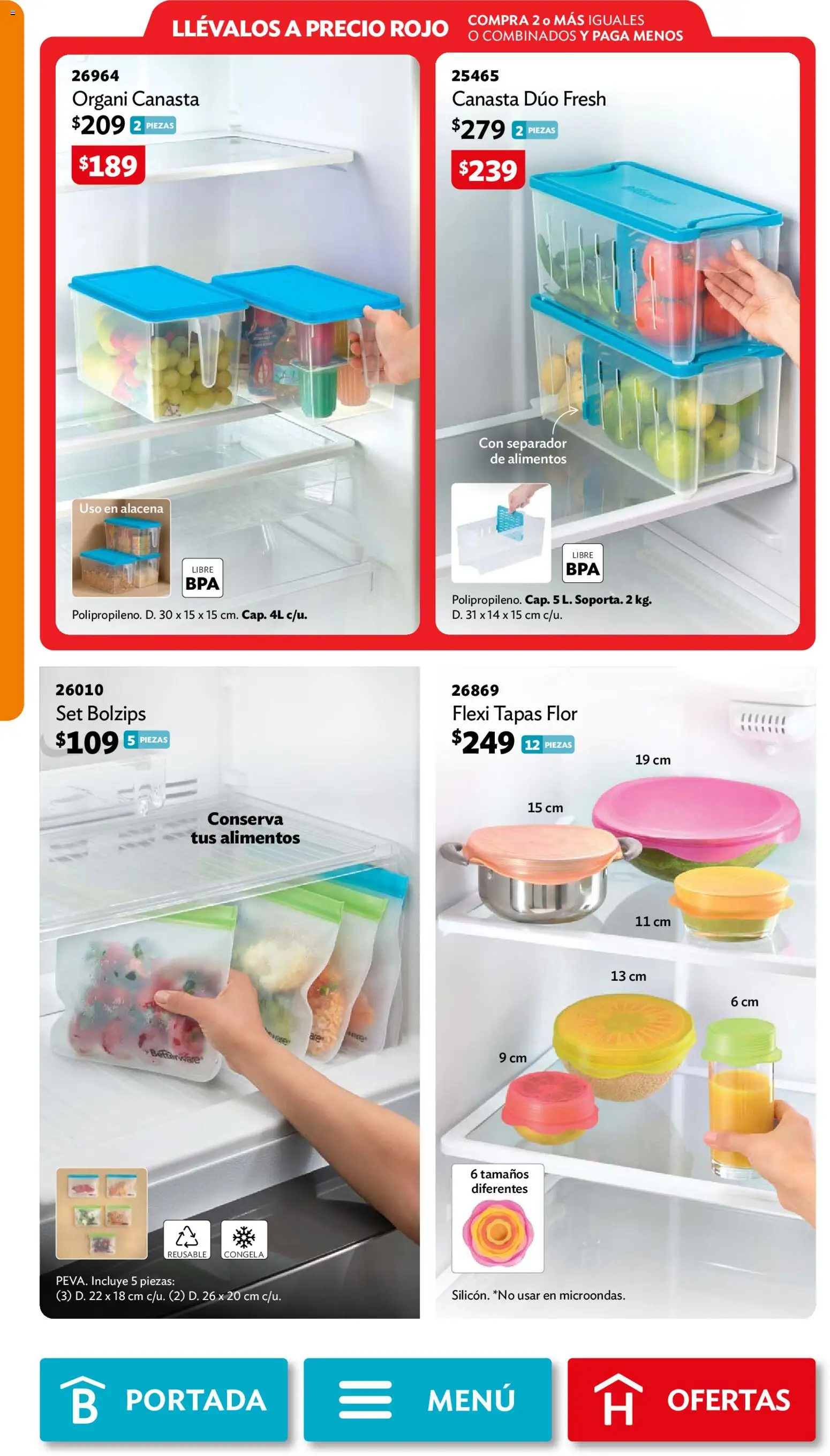 Nuevas ofertas de Betterware válidas en toda la República Mexicana desde el 02/11/2026. ¡Encuentra las mejores ofertas en Betterware campaña 11 2026! | Página: 58