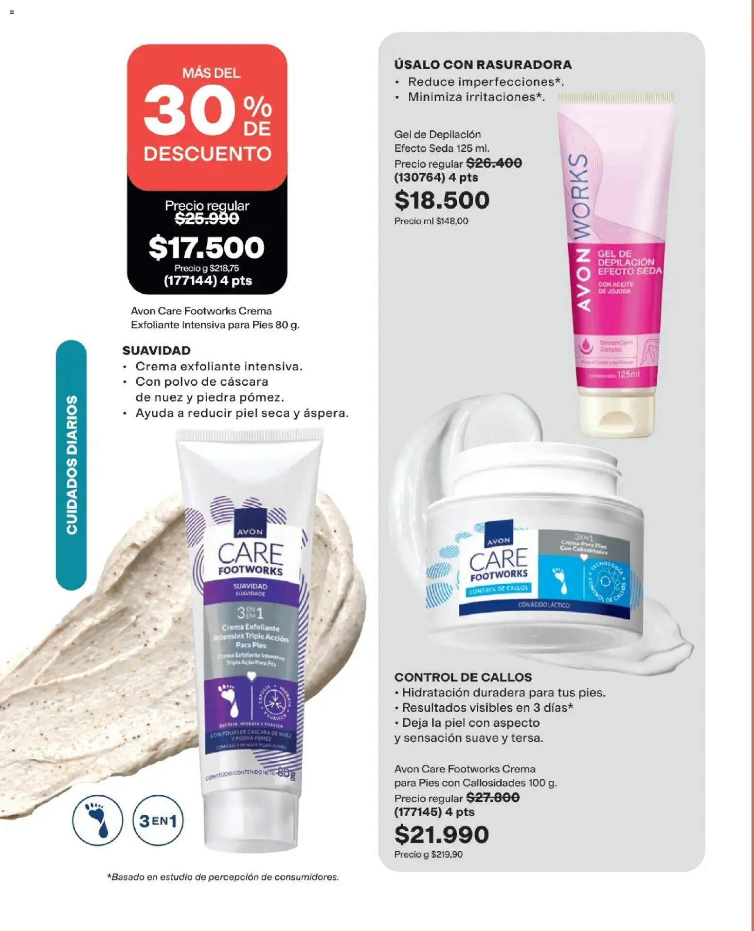 Avon revista - valida desde el 01.08.2026 | Página: 154 | Productos: Crema, Polvo, Nuez, Aceite
