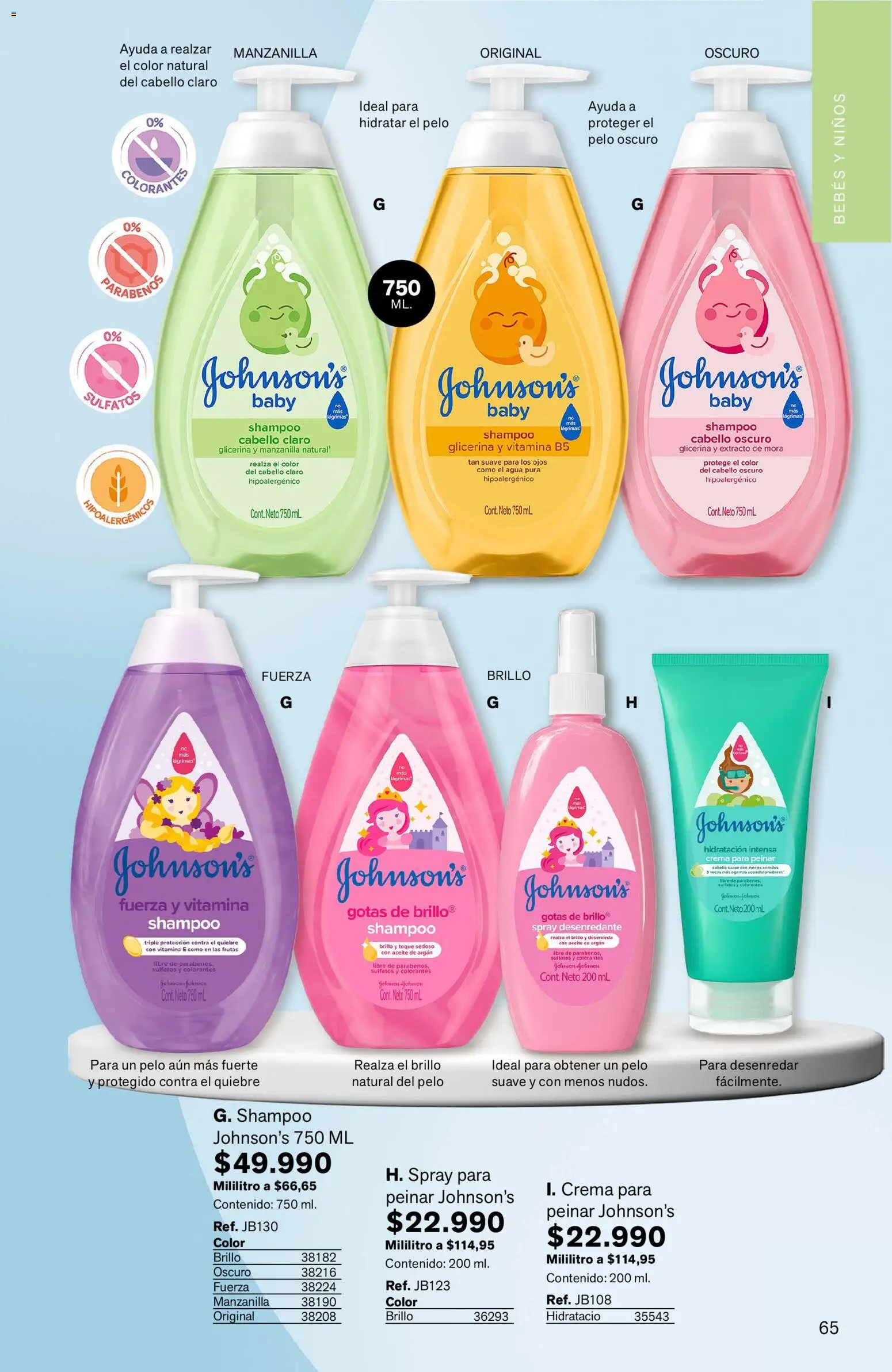 Leonisa revista - valida desde el 15.05.2026 | Página: 65 | Productos: Agua, Crema, Shampoo, Mora