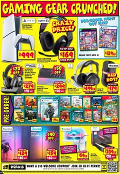 Preview of JB Hi-Fi Big Brand Selloutcatalogue - valid from 16/07/2026 | Page: 34 | Products: Mirror, Pc, Floor lamp, Headset