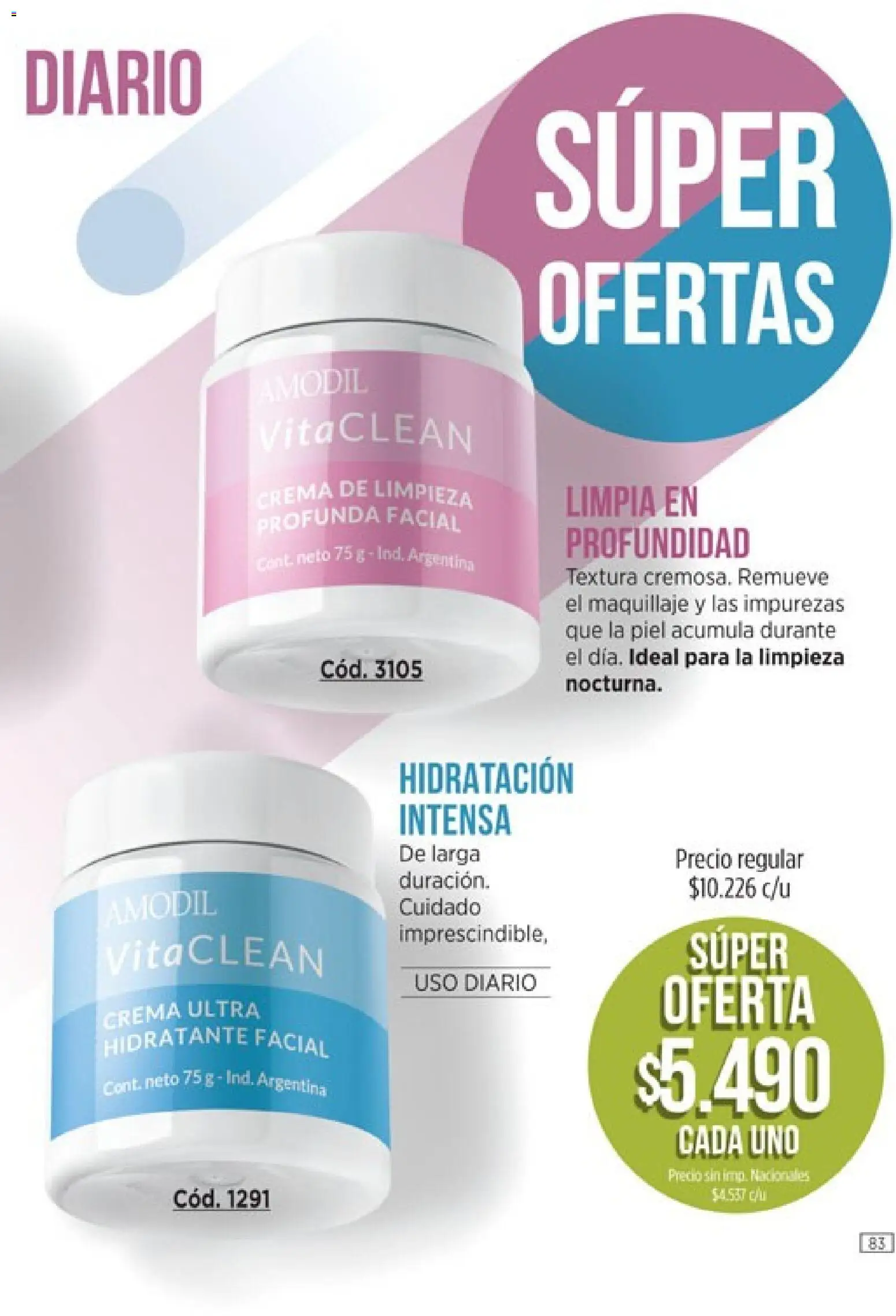 Catálogo Amodil Campaña 9 │ válido desde el 05.05.2026 | Página: 83 | Productos: Maquillaje, Crema de limpieza, Crema