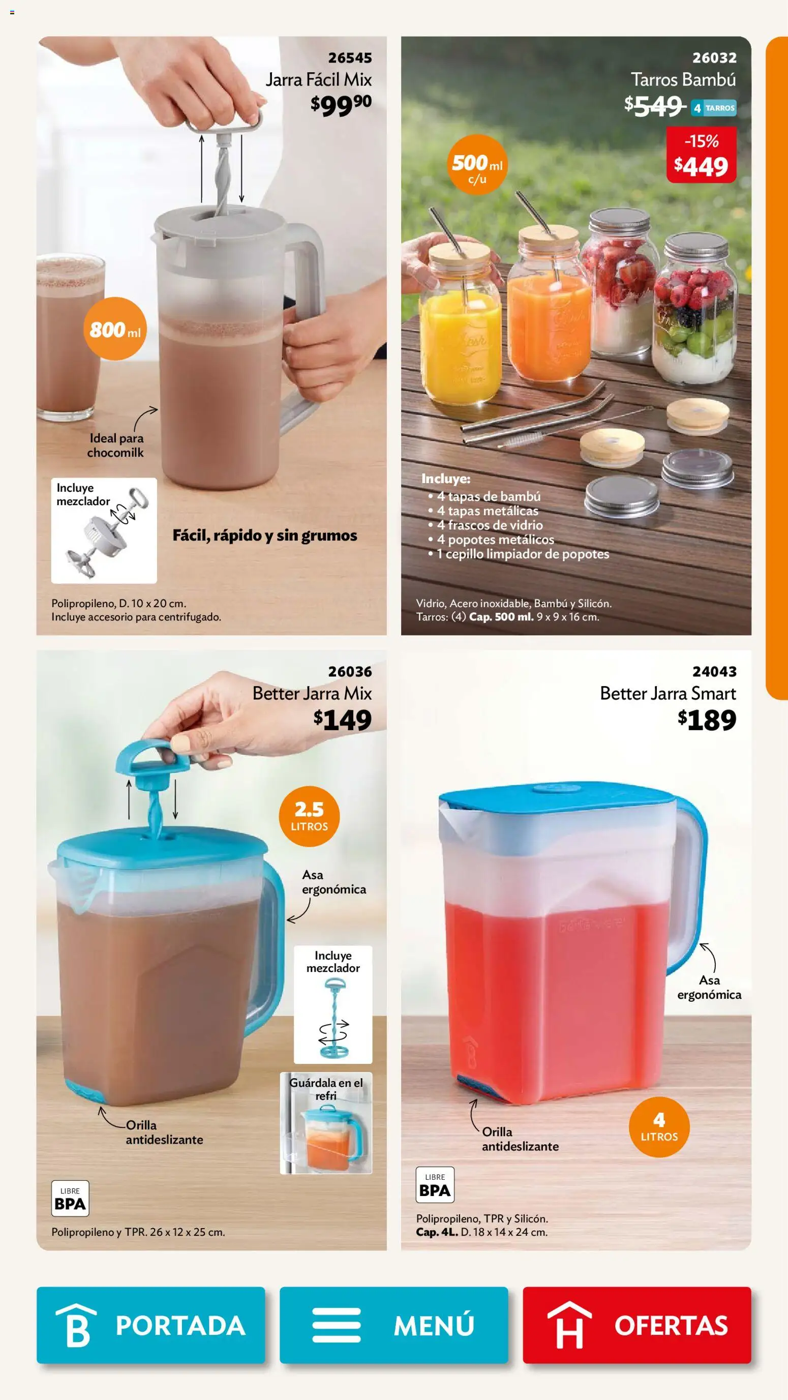 Nuevas ofertas de Betterware válidas en toda la República Mexicana desde el 02/11/2026. ¡Encuentra las mejores ofertas en Betterware campaña 11 2026! | Página: 55