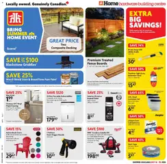 Preview of Home Hardware weekly flyer / circulaire from shop Home Hardware valid from Jul 16, 2026