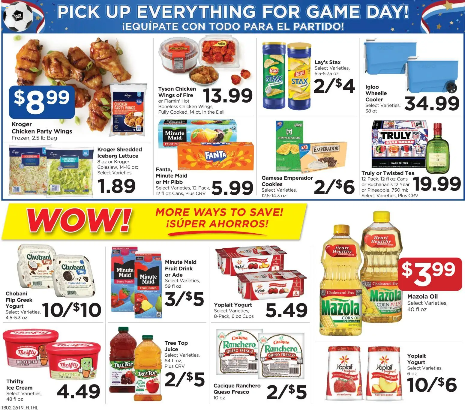 Food 4 Less Weekly Ad - valid from 10.06.2026 | Page: 3 | Products: Lettuce, Juice, Tea, Bag