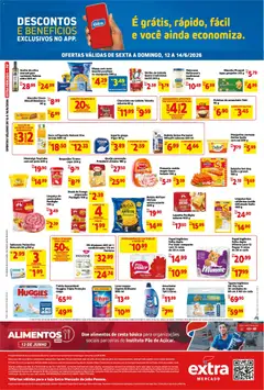 Extra ofertas Fim de semana Mercado - Pré-Visualização do folheto da loja Extra, válido de 12.06.2026 | Página: 2 | Produtos: Shampoo, Biscoito, Ovos, Carne