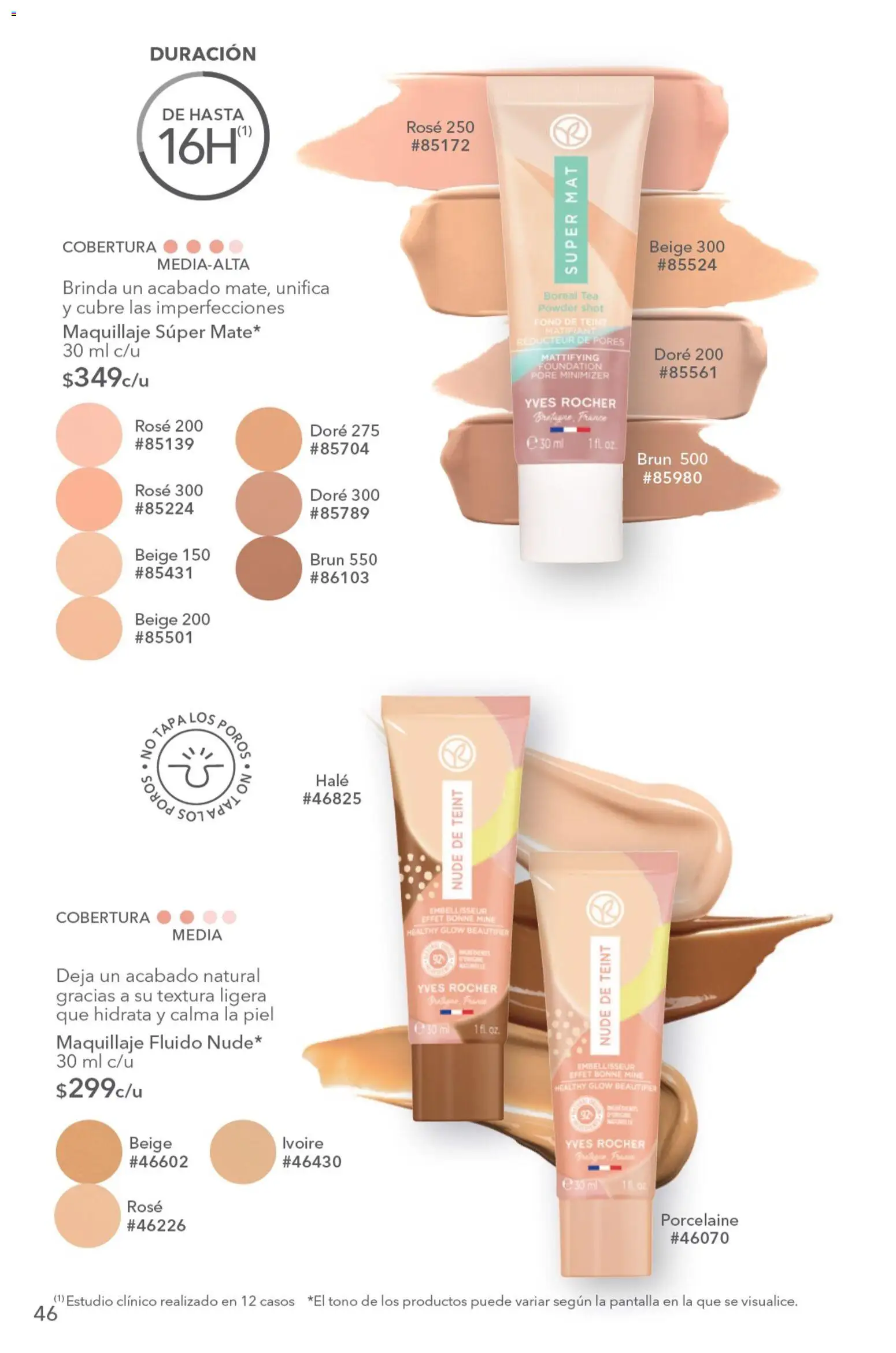 Nuevas ofertas de Yves Rocher válidas en toda la República Mexicana desde el 04/08/2026. ¡Encuentra las mejores ofertas en Yves Rocher campaña 11 2026! | Página: 48 | Productos: Shot, Maquillaje