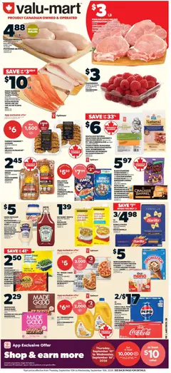 Preview of Valu Mart weekly flyer from shop Valu Mart valid from Sep 10, 2026