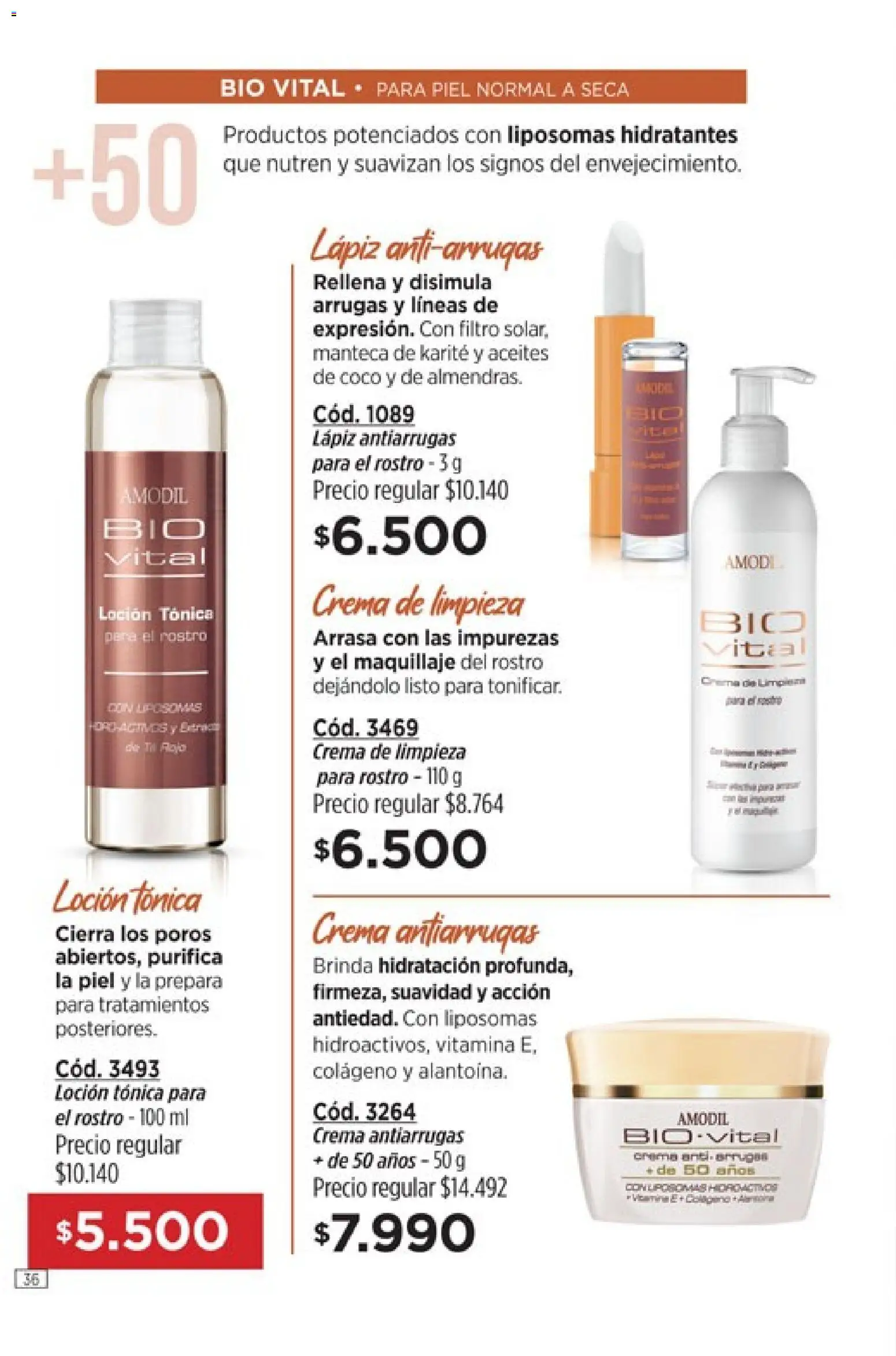 Catálogo Amodil Campaña 4 │ válido desde el 01/03/2026 | Página: 36 | Productos: Coco, Maquillaje, Loción, Manteca