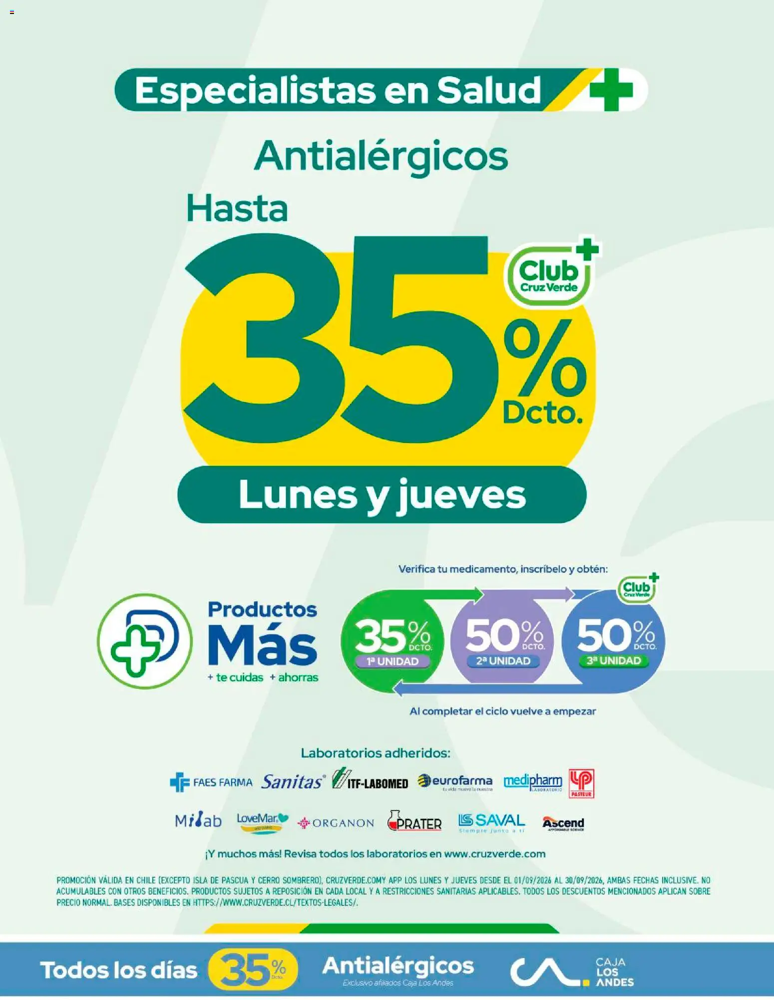 Cruz Verde Descuentos │ válido desde el 31.08.2026 | Página: 16 | Productos: Caja, Sobre, Té