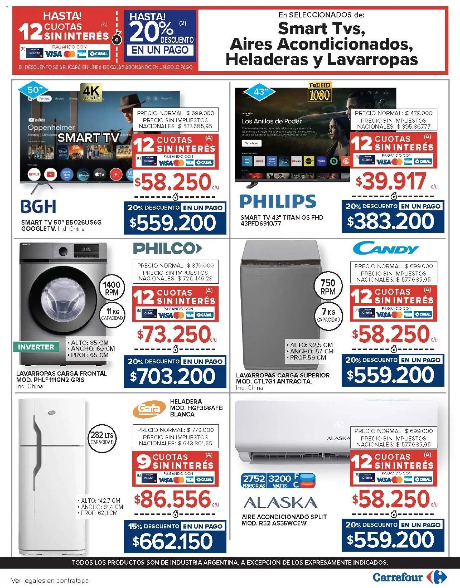 Carrefour - Carrefour Hiper │ válido desde el 17.06.2026 | Página: 29 | Productos: Aire acondicionado, Lavarropas, Heladera, Café