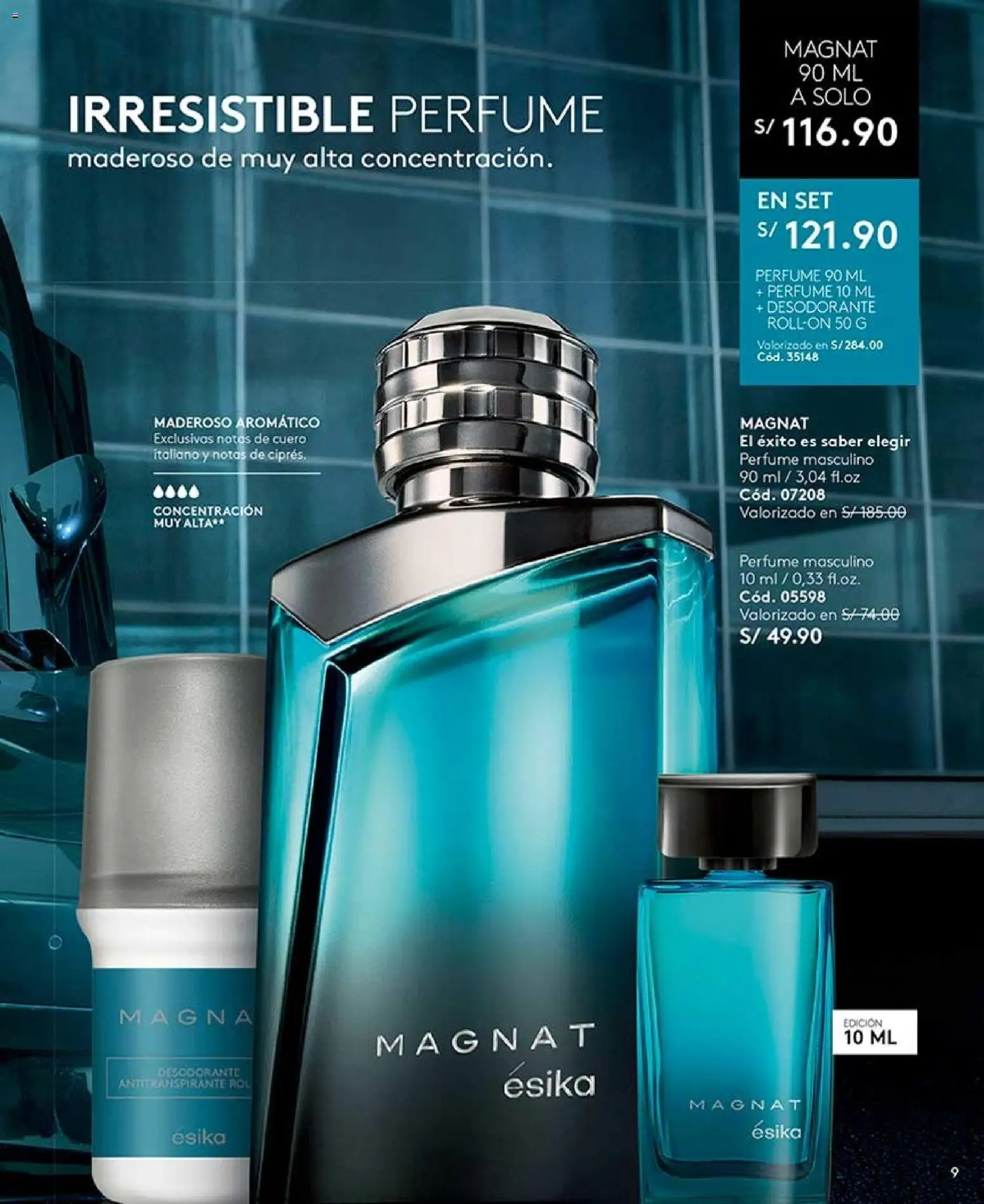 Catálogo Ésika válido desde 20/06/2026 | Página: 9 | Productos: Desodorante, Antitranspirante, Perfume