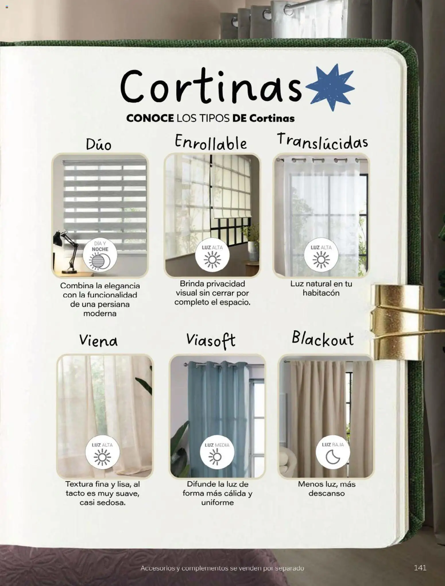 Nuevas ofertas de Vianney válidas en toda la República Mexicana desde el 23.01.2026. ¡Encuentra las mejores ofertas en Vianney catálogo Chavos! | Página: 143 | Productos: Cortinas