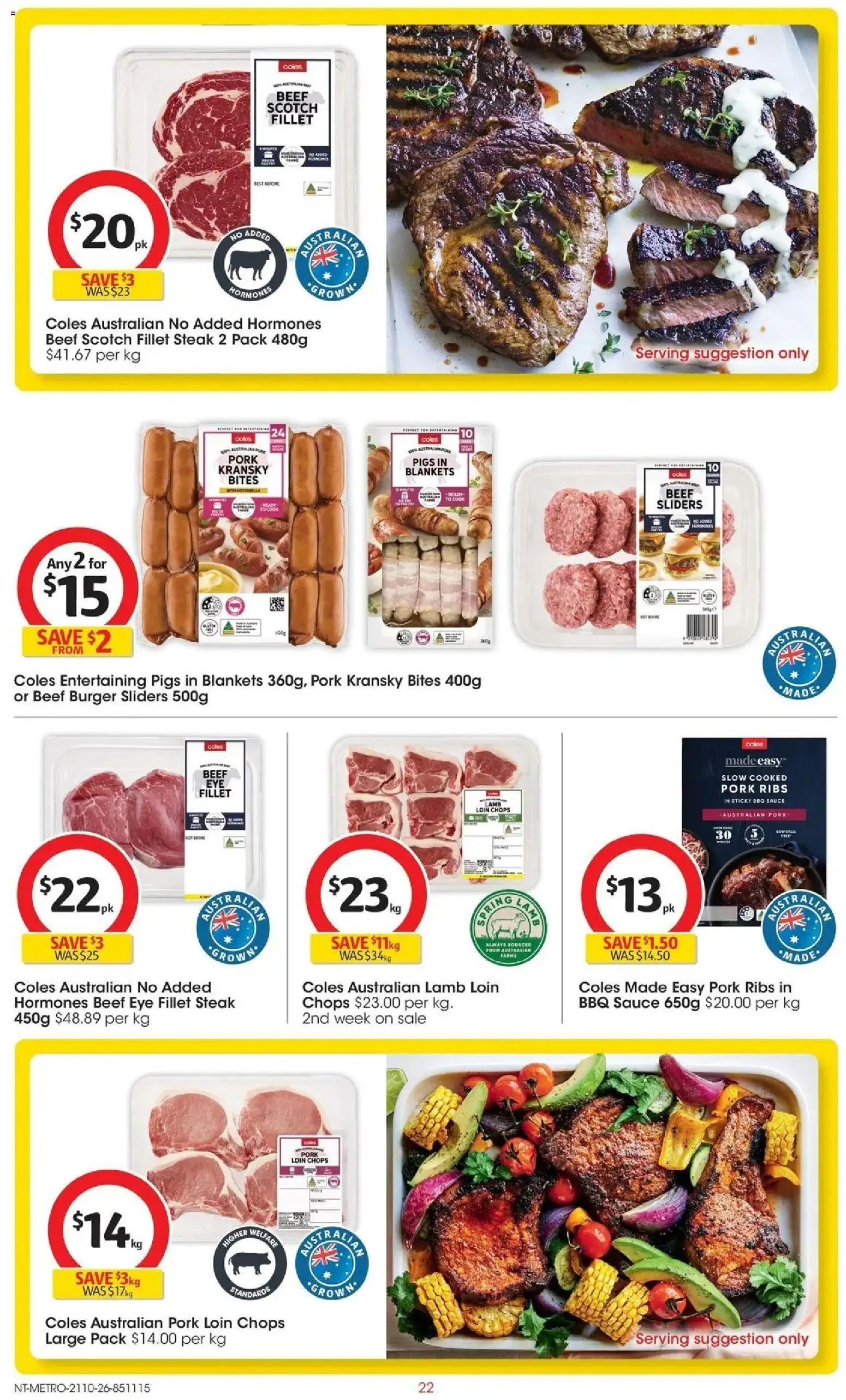 ﻿Coles catalogue valid from 21/10/2026 > Online Australia | Page: 22
