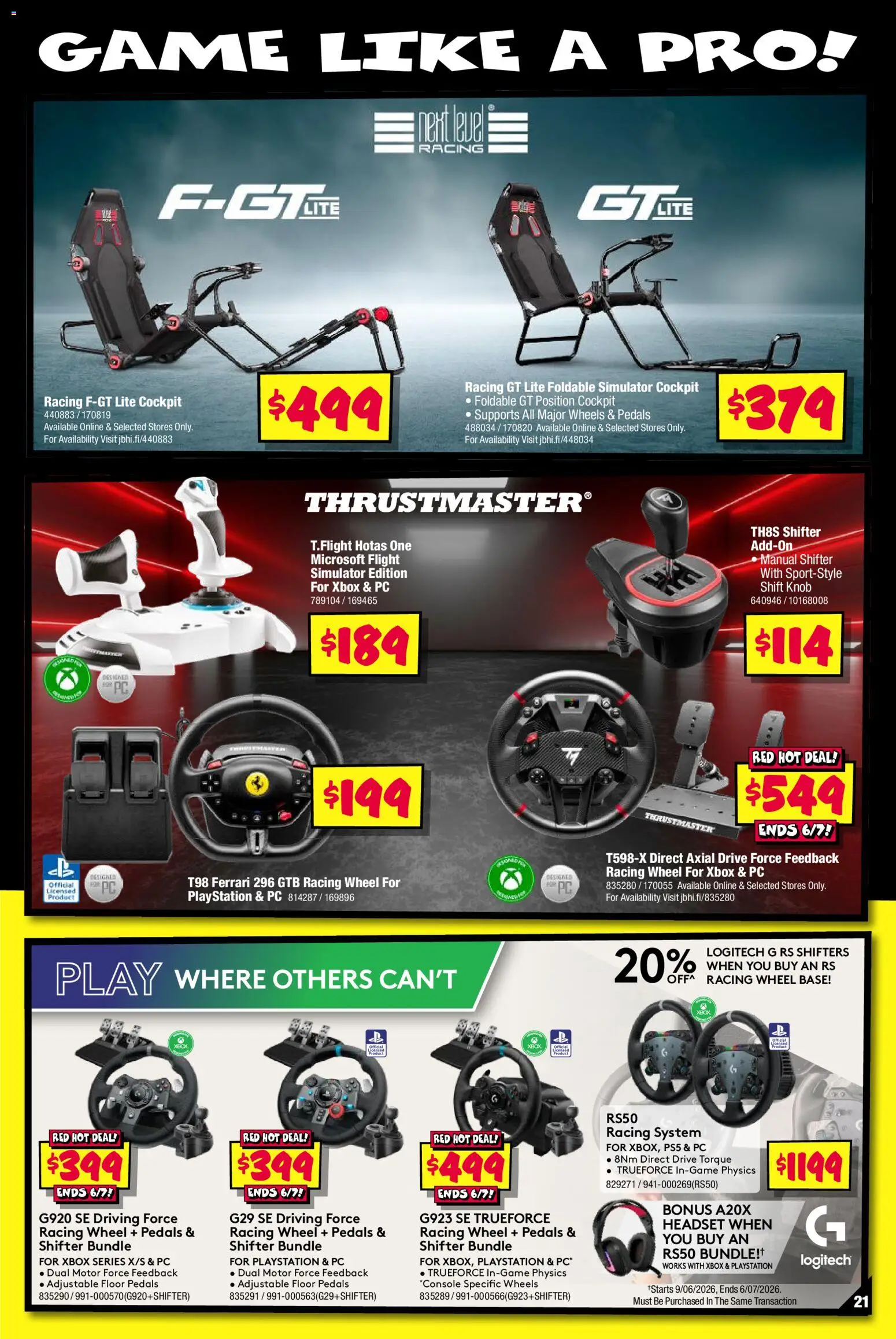 JB Hi-Fi catalogue - valid from 09.06.2026 | Page: 21 | Products: Pc, Headset, Playstation, Game