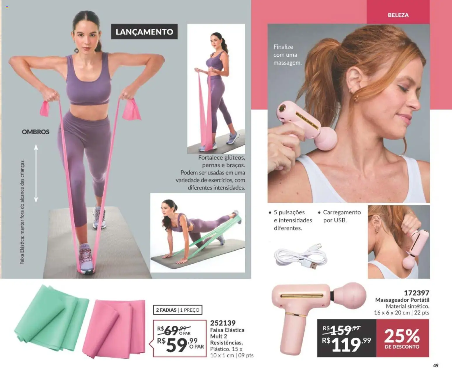 Avon Folheto - válido de 01/09/2026 | Página: 49 | Produtos: Massageador