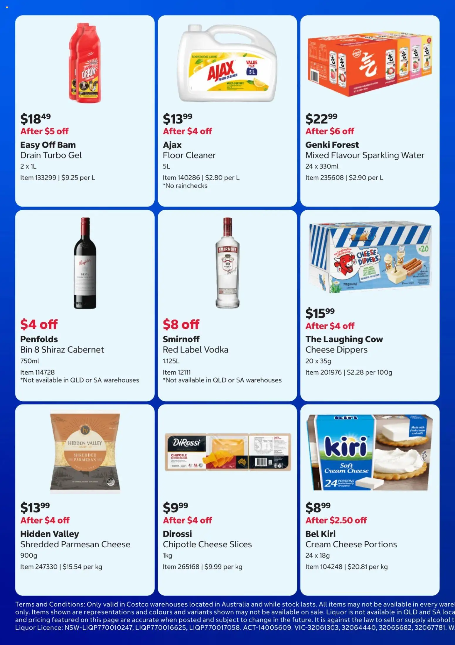 Costco catalogue - valid from 06/07/2026 | Page: 10 | Products: Cleaner, Dairy, Cheese, Water