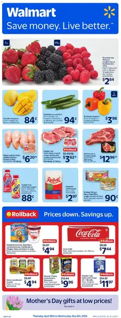 Preview of Walmart weekly flyer from shop Walmart valid from 30.04.2026