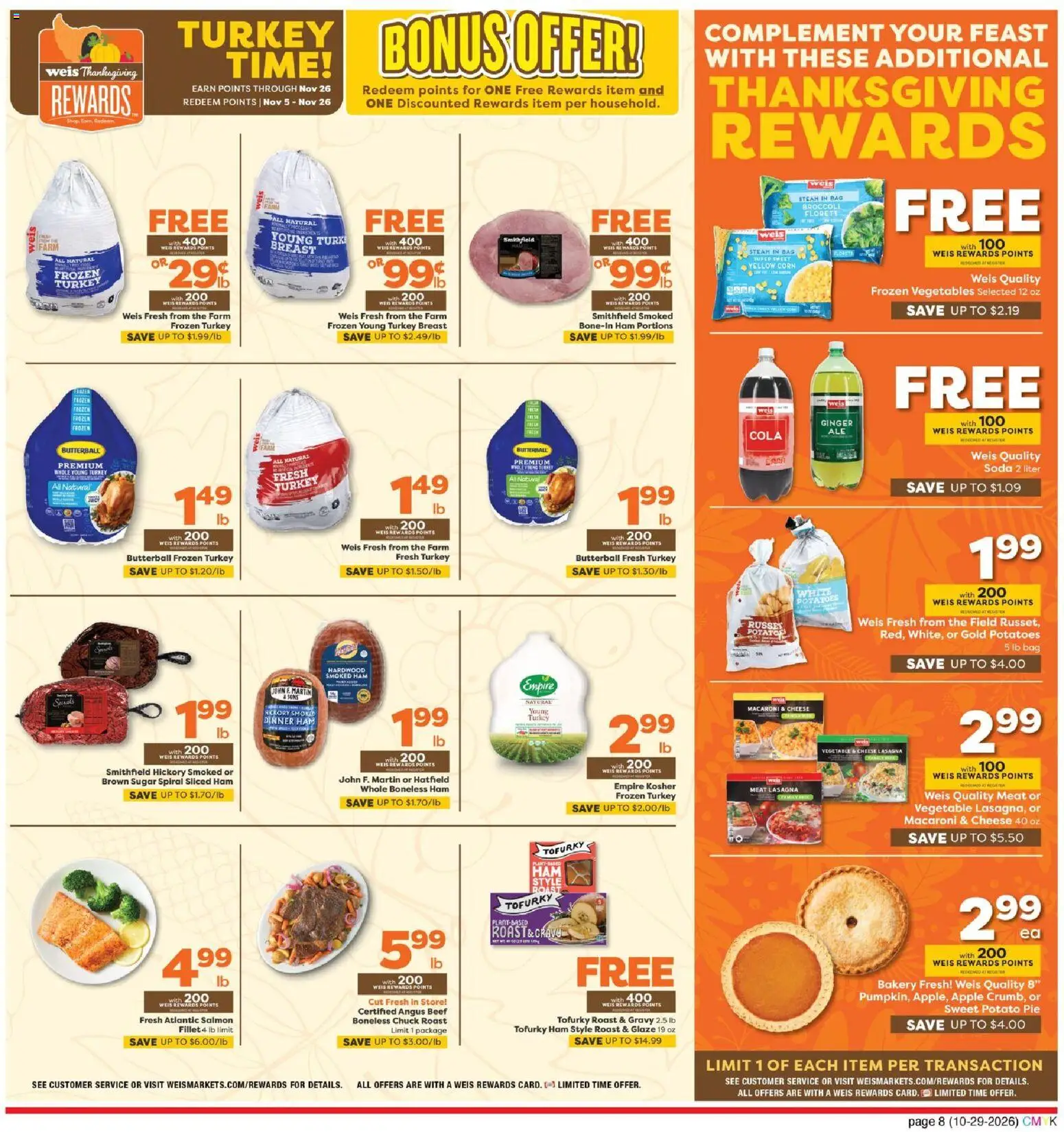Weis Ad - valid from 10/29/2026 | Page: 9