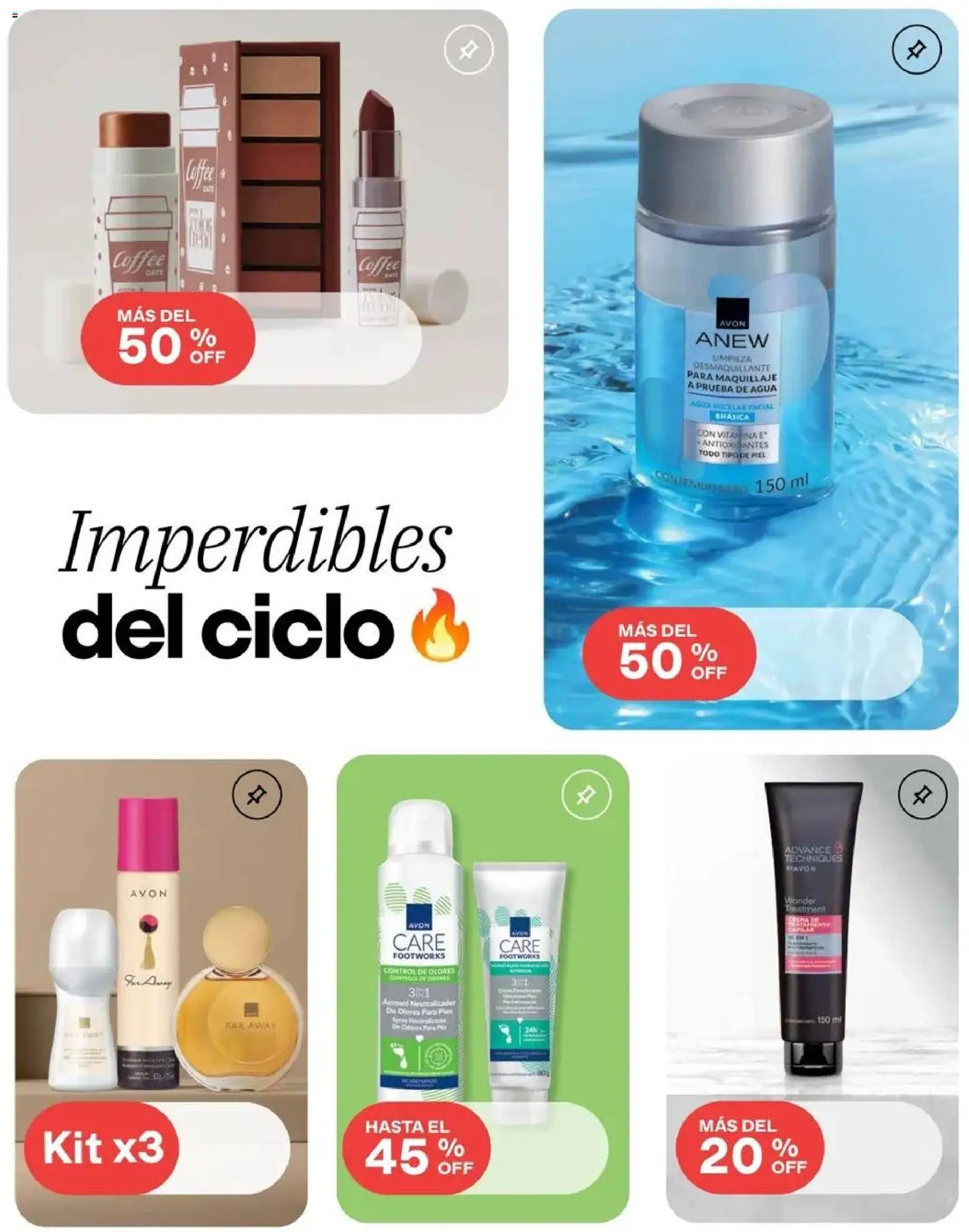 Catálogo Avon Campaña 13 │ válido desde el 31.08.2026 | Página: 2 | Productos: Desmaquillante, Agua, Maquillaje