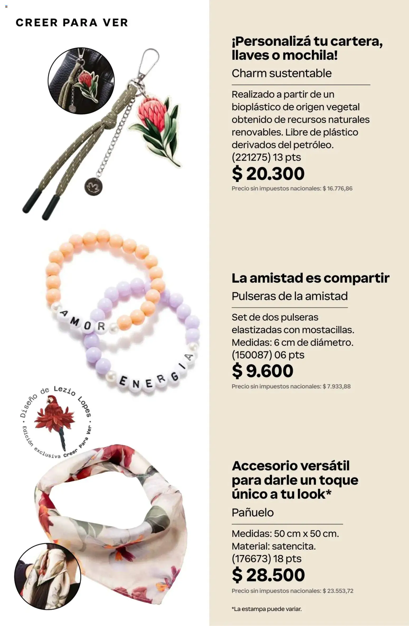 Catálogo Natura Ciclo 10 │ válido desde el 30/06/2026 | Página: 298 | Productos: Pañuelo, Mochila