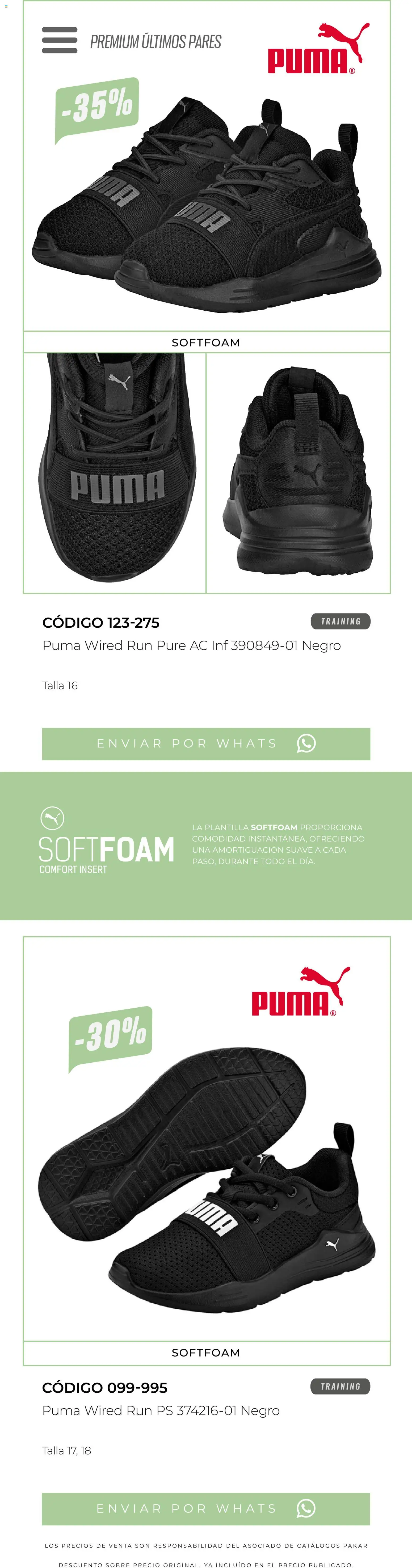 Nuevas ofertas de SC Pakar válidas en toda la República Mexicana desde el 13.03.2026. ¡Encuentra las mejores ofertas en SC Pakar catálogo Últimos pares premium ! | Página: 75