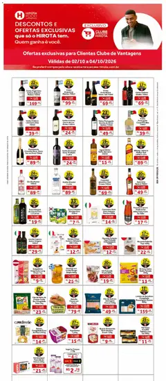 Hirota Food ofertas Cliente Clube de Vantagens - Pré-Visualização do folheto da loja Hirota Food, válido de 02/10/2026