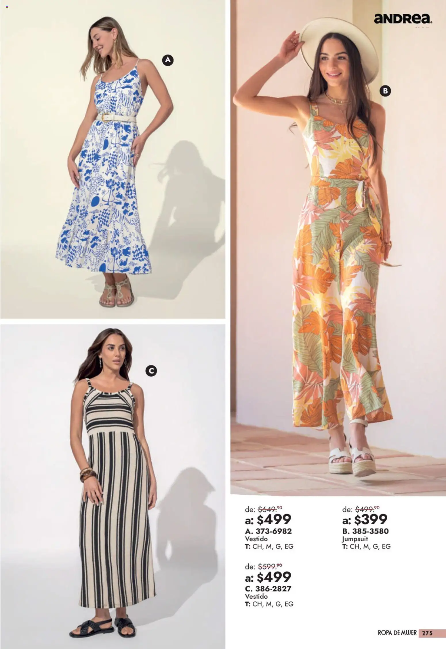 Nuevas ofertas de Andrea válidas en toda la República Mexicana desde el 13/09/2026. ¡Encuentra las mejores ofertas en Andrea catálogo Outlet! | Página: 275 | Productos: Ropa, Vestido
