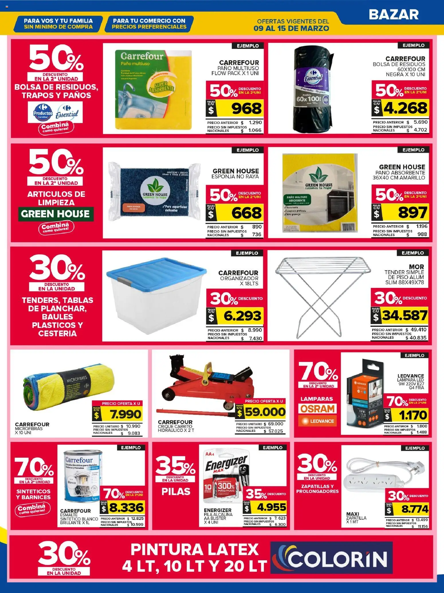 Carrefour Maxi catálogo │ válido desde el 09.03.2026 | Página: 24 | Productos: Pila, Bolsa, Tender, Pilas