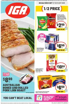 Preview of IGA catalogue Brunswick - valid from 09/09/2026