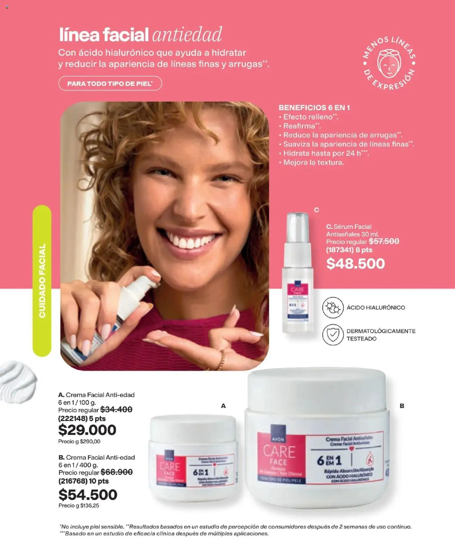 Avon revista - valida desde el 19/09/2026 | Página: 105 | Productos: Crema, Serum