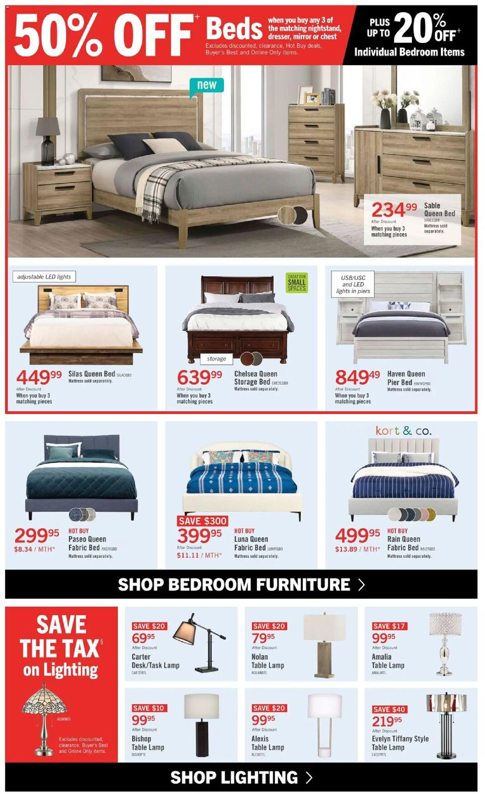 The Brick flyer valid from 22.05.2026 | Page: 8 | Products: Bed, Mattress, Table, Mirror