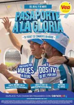 Vista previa Vea - Oferta Pasaporte a la Gloria - Córdoba válido desde el 06.05.2026