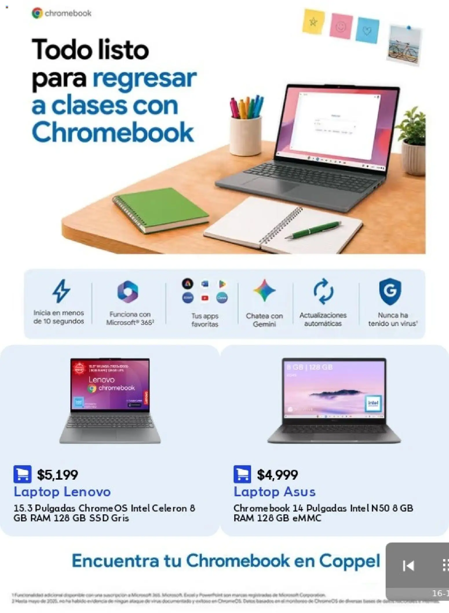 Nuevas ofertas de Coppel válidas en toda la República Mexicana desde el 14/08/2026. ¡Encuentra las mejores ofertas en Coppel catálogo Celulares y computación! | Página: 20 | Productos: Laptop