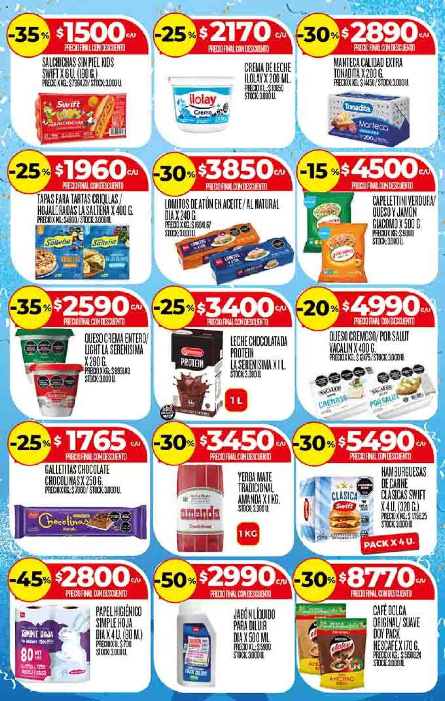 Dia - Ofertas - Salta y Jujuy │ válido desde el 10.06.2026 | Página: 3 | Productos: Papel higiénico, Mate, Leche, Café