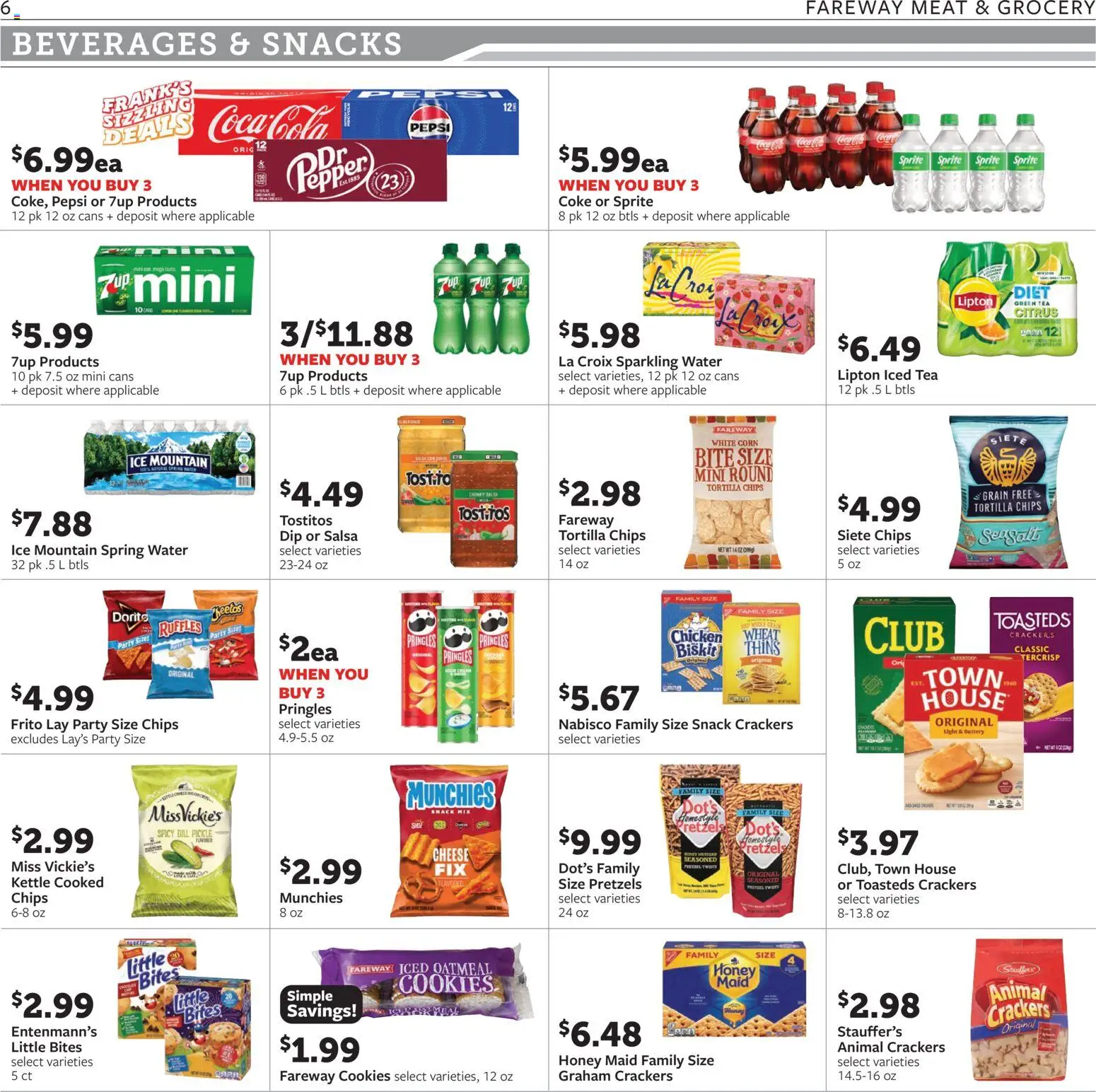 Fareway Weekly Ad - valid from 07/20/2026 | Page: 6 | Products: Corn, Pepper, Dill, Kettle