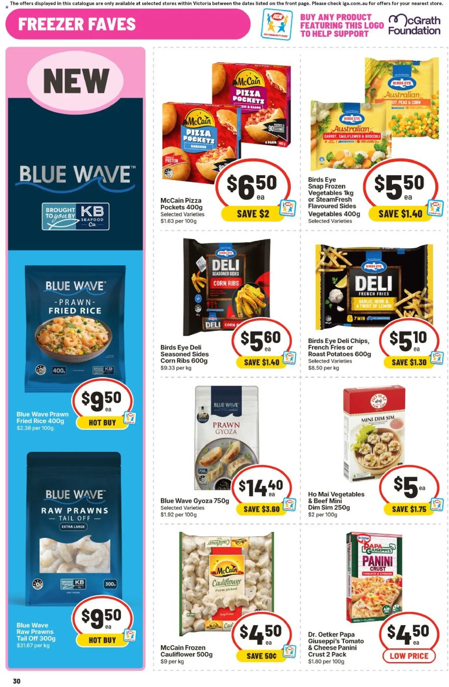IGA catalogue - valid from 16/09/2026 | Page: 28 | Products: Fries, Lemon, French fries, Frozen vegetables