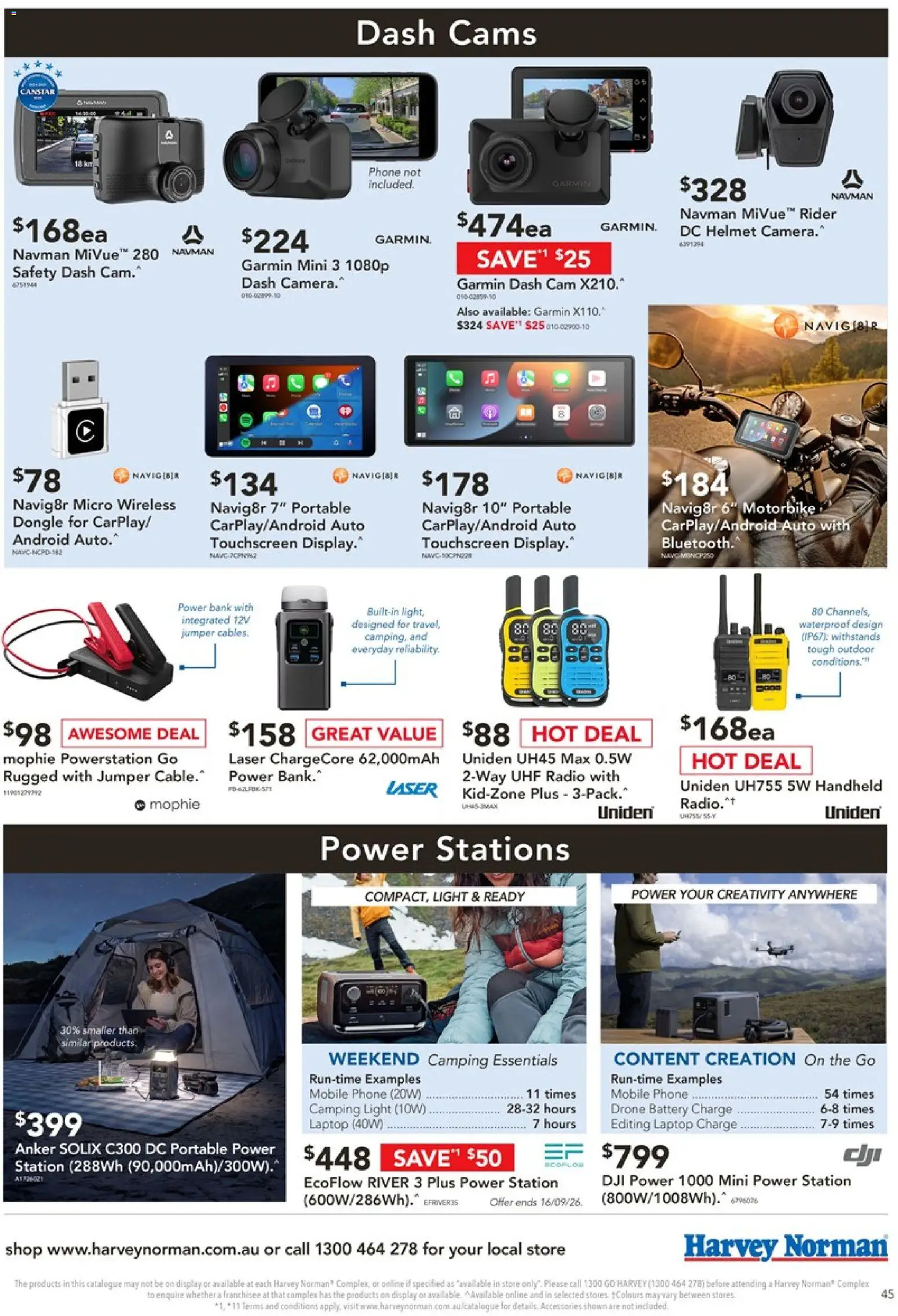 Harvey Norman catalogue - valid from 16/09/2026 | Page: 45 | Products: Mobile phone, Jumper, Radio, Mobile