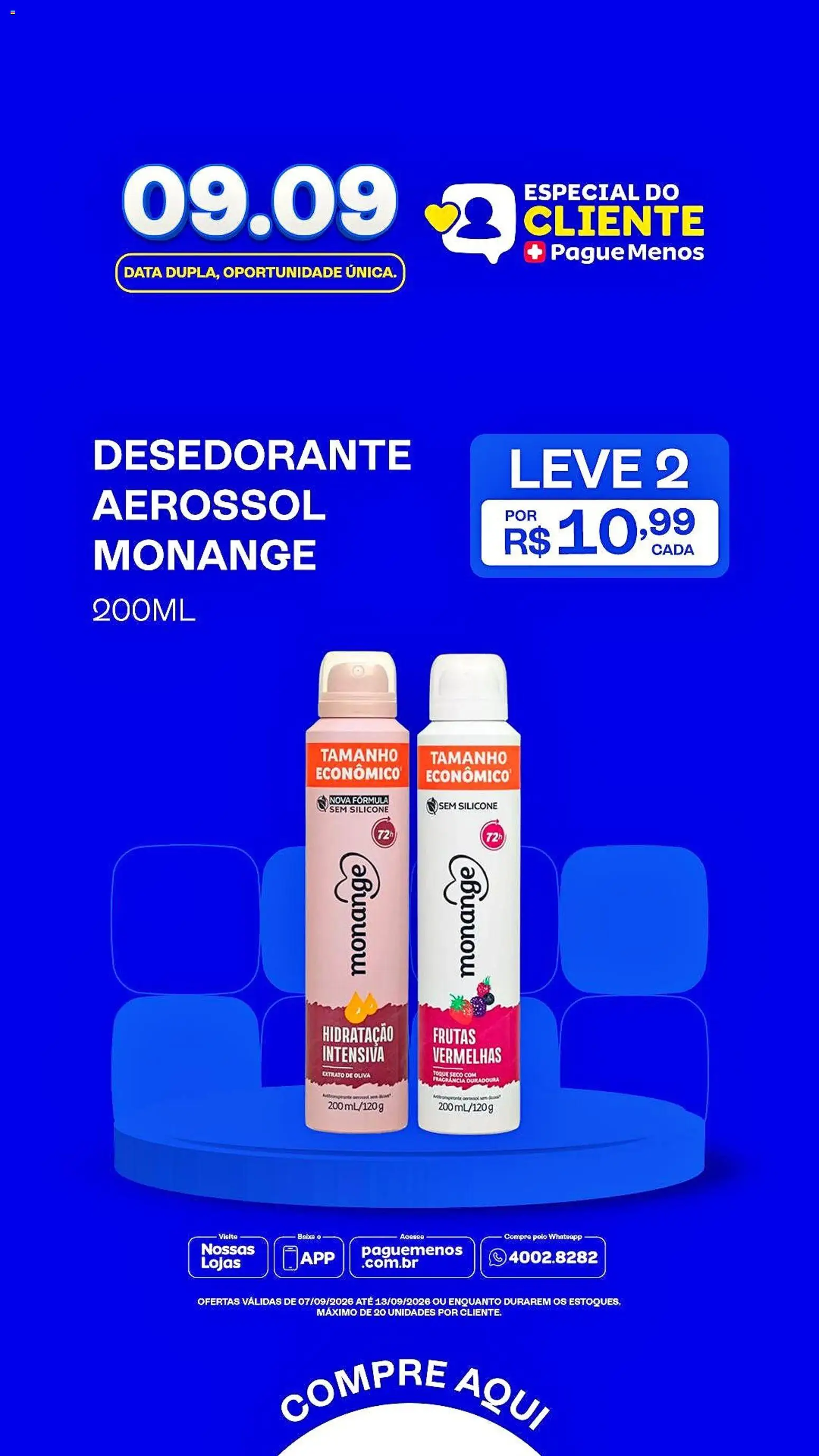 Pague Menos Folheto - válido de 07/09/2026 | Página: 3 | Produtos: Frutas, Fragrância, Frutas vermelhas