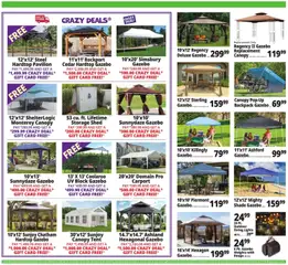 Preview of Ocean State Job Lot weekly ads valid from 04.06.2026 | Page: 12 | Products: Tent, Backpack