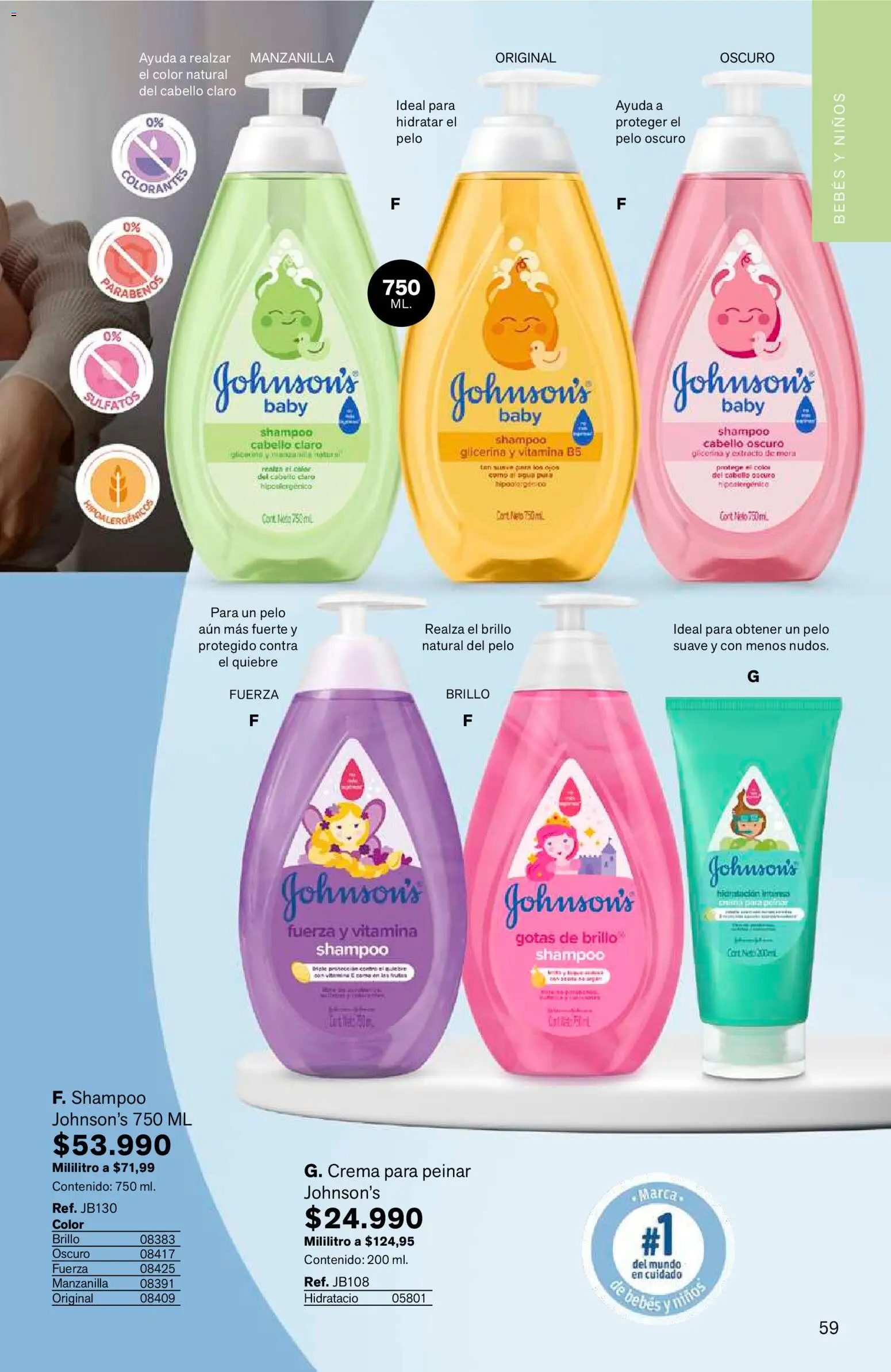 Leonisa revista - valida desde el 15/07/2026 | Página: 59 | Productos: Crema, Shampoo, Brillo