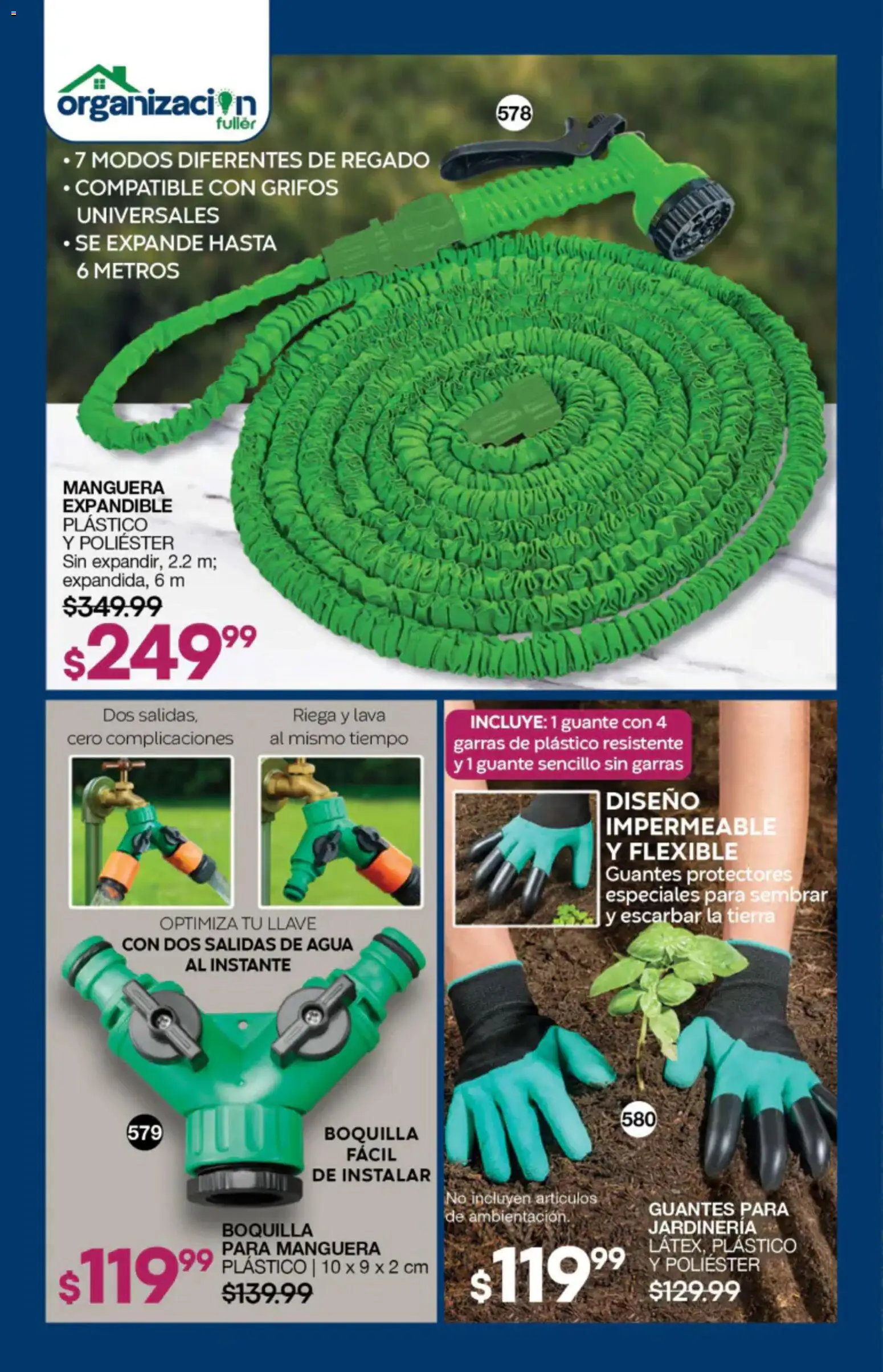Nuevas ofertas de Fuller válidas en toda la República Mexicana desde el 27/05/2026. ¡Encuentra las mejores ofertas en Fuller campaña 4 2026! | Página: 158 | Productos: Manguera, Guantes, Flexible, Guante