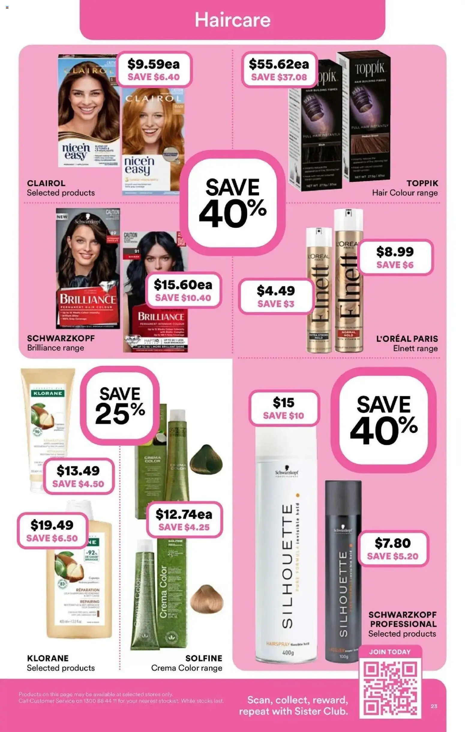 Priceline Pharmacy catalogue - valid from 01/07/2026 | Page: 23 | Products: Hair colour, Ham