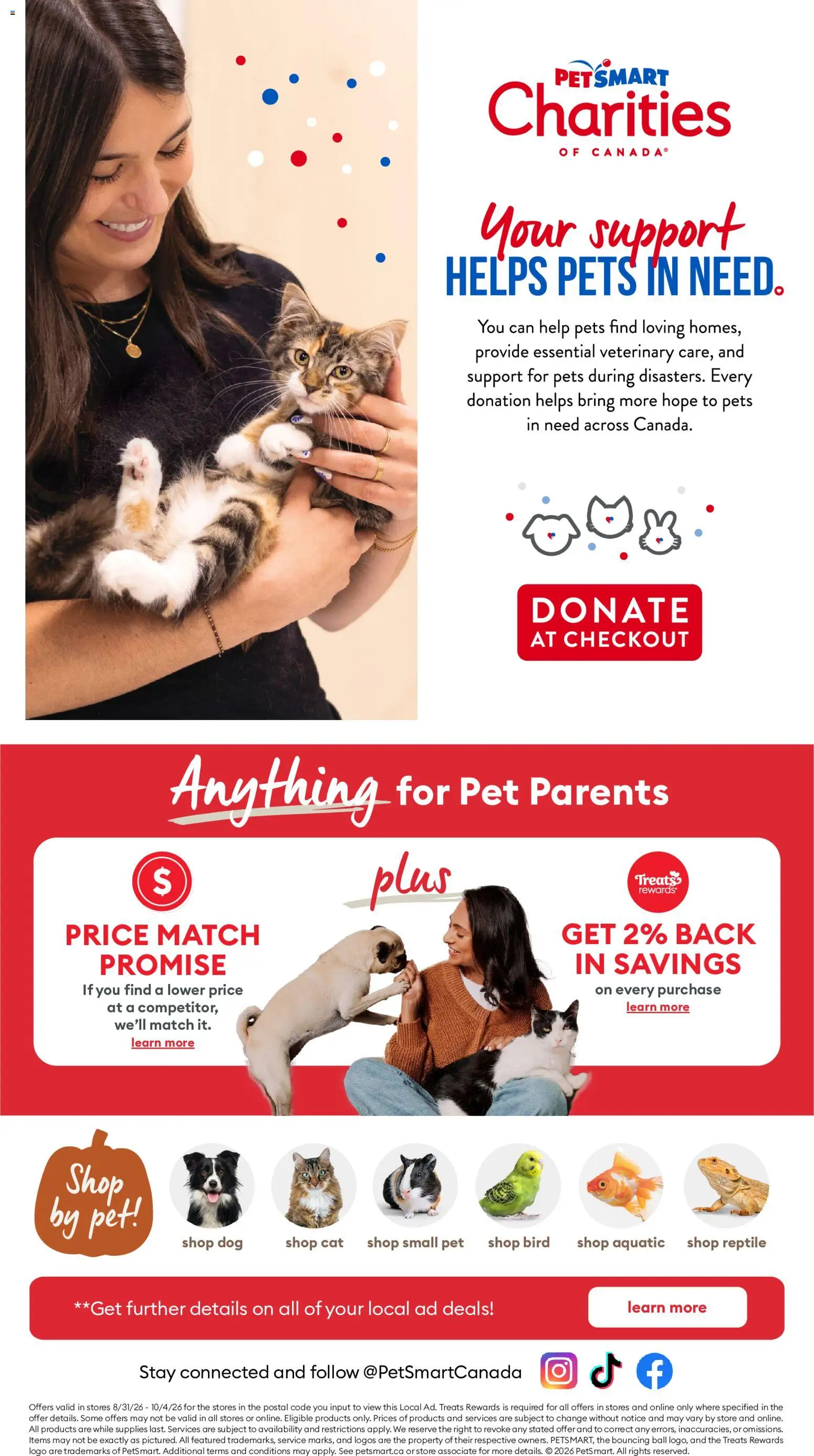 Petsmart flyer valid from Aug 31, 2026 | Page: 13