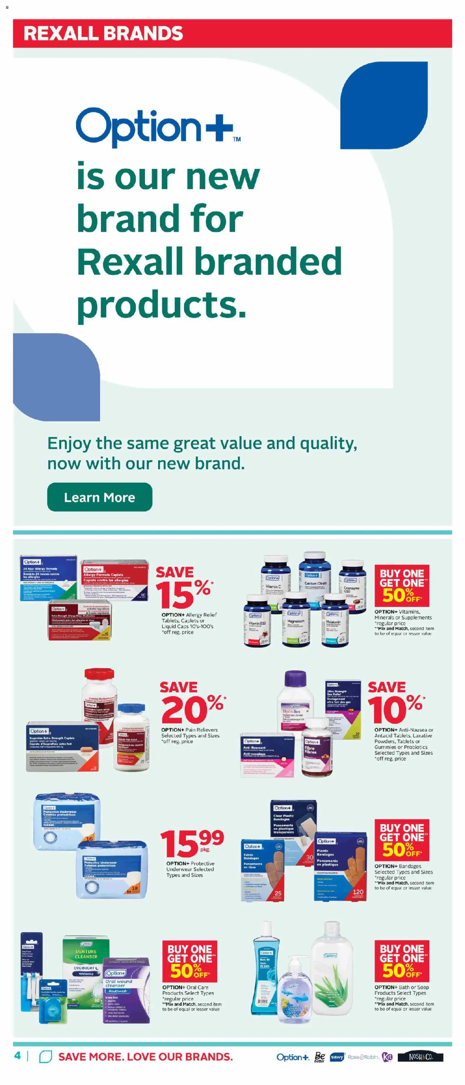 Rexall flyer valid from 22.05.2026 | Page: 12 | Products: Soap, Mouthwash, Bath, Underwear