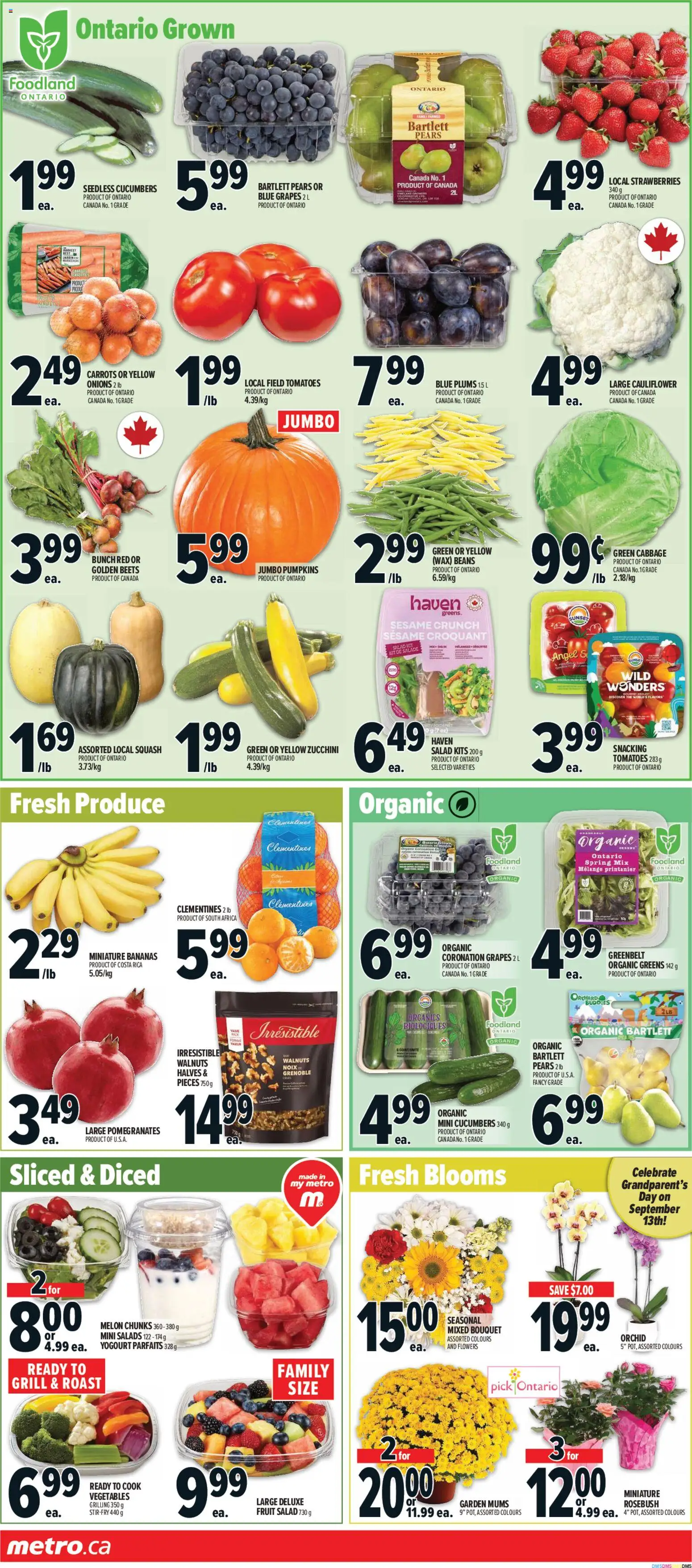 Metro flyer valid from Sep 10, 2026 | Page: 6 | Products: Walnuts, Grill, Orchid, Plums
