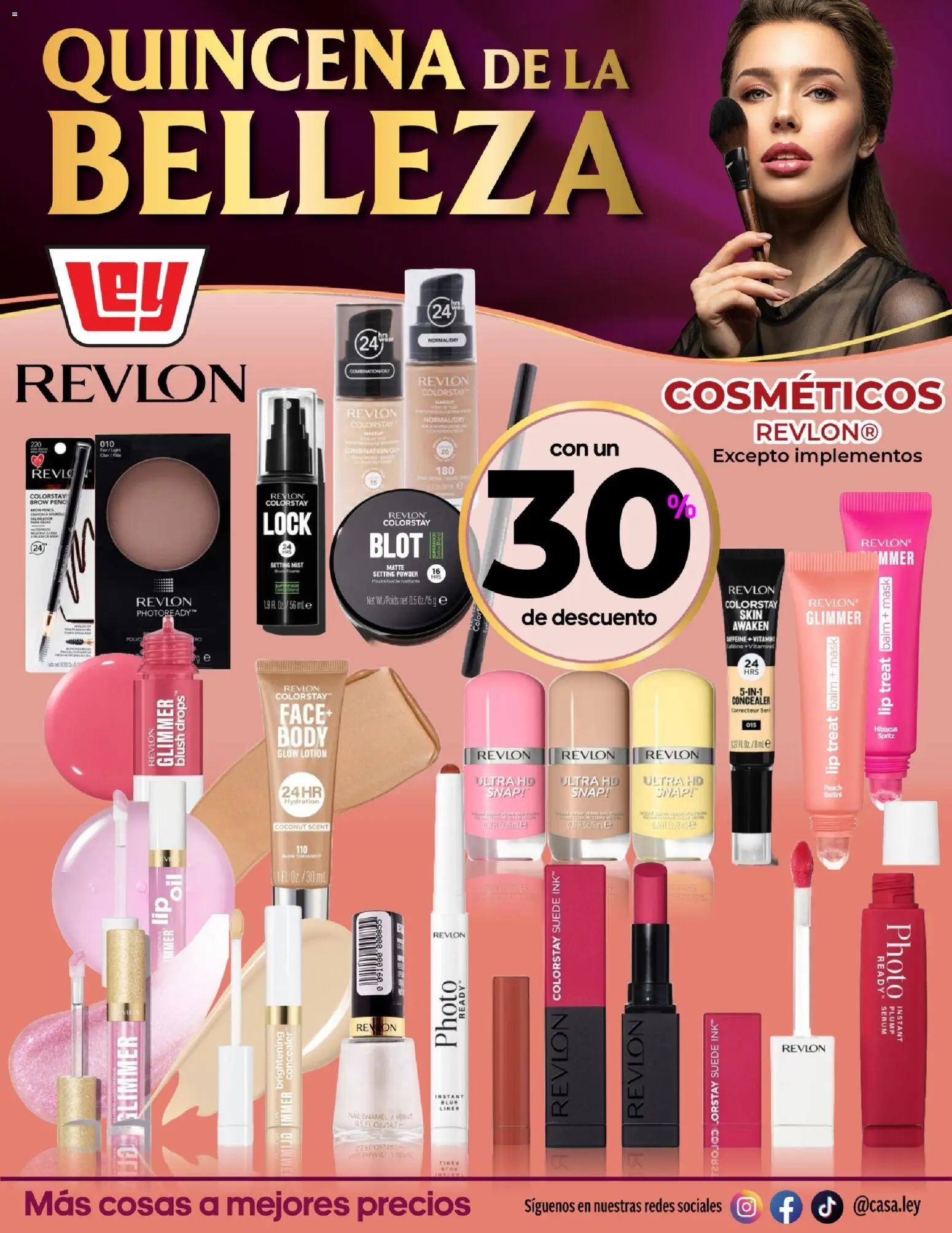 Nuevas ofertas de Casa Ley válidas en toda la República Mexicana desde el 15/07/2026. ¡Encuentra las mejores ofertas en Casa Ley folleto Quincena de la Belleza! | Página: 6