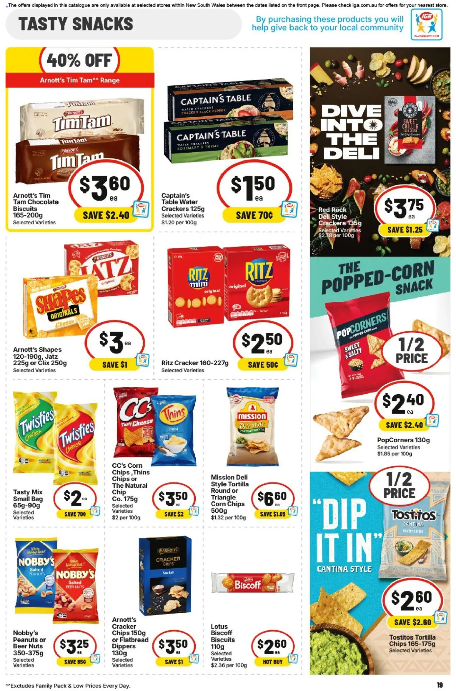 IGA catalogue - valid from 19/08/2026 | Page: 17 | Products: Table, Snacks, Chocolate, Cheddar