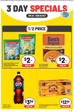 Preview of IGA ACT 3 Day Specials ACT - valid from 23/10/2026