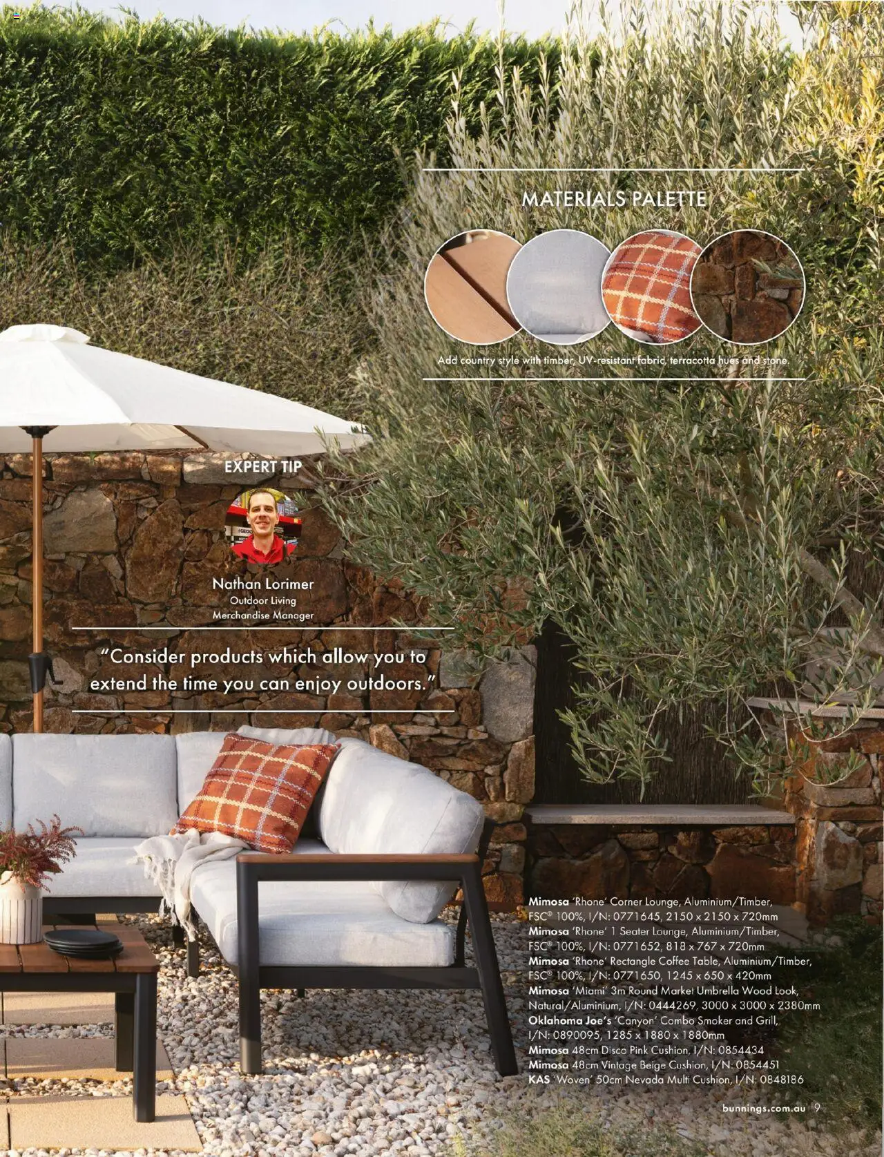 Bunnings Warehouse catalogue - valid from 25/08/2025 | Page: 9 | Products: Coffee, Wood, Umbrella
